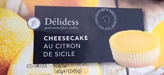 CHEESE CAKE CITRON X2 DEL