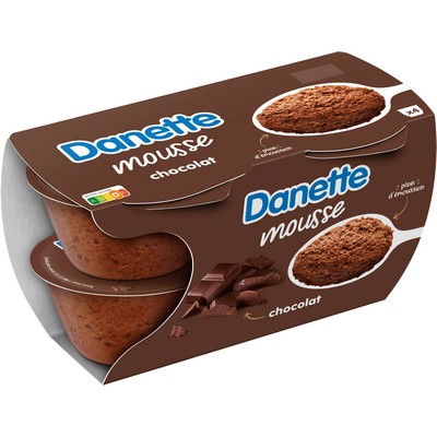 Danette Mousse chocolat 4x60g