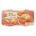 BABA AU RHUM A LA CREME BF POT 2 X 140G