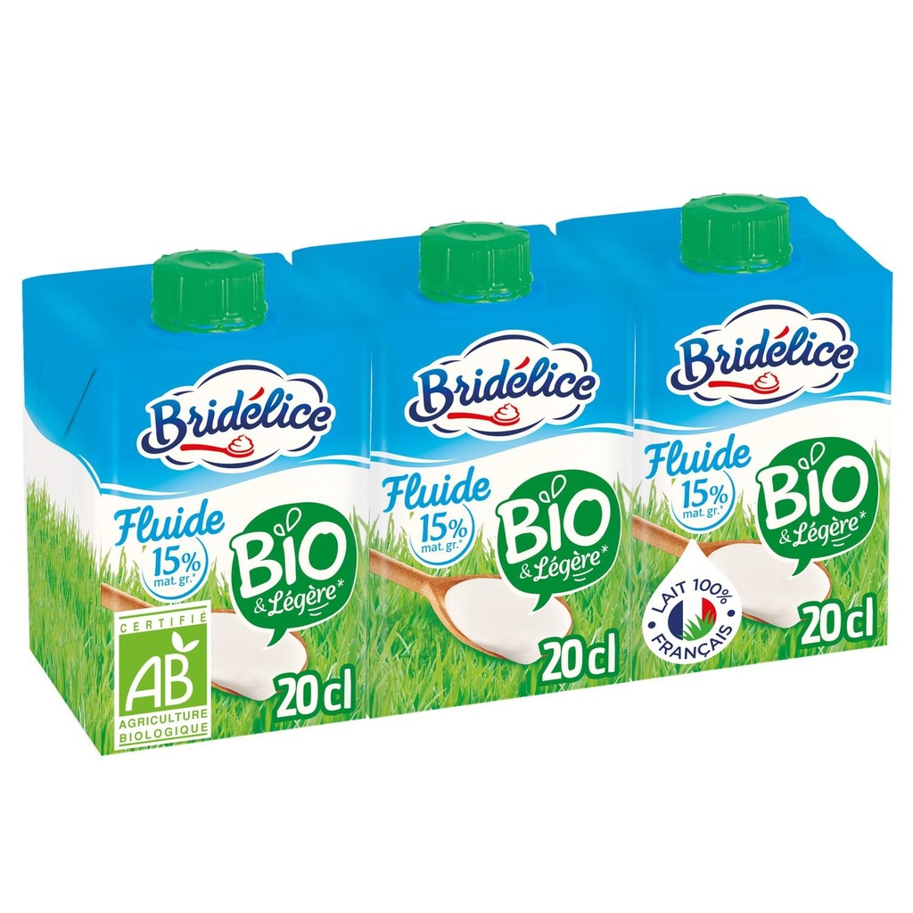 BLICE Organic UHT Cream 3x20cl SQ