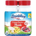BRIDELICE CREME UHT ENTIERE FLUIDE 30%MG BOUTEILLE 2X25CL