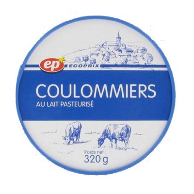COULOMMIERS LAIT PASTEURISE EP BOITE 320 G