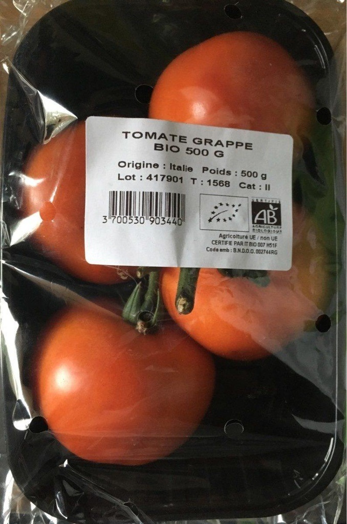 Organic Vine Tomatoes 500g Tray