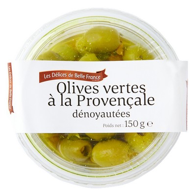 OLIVE VERTE DENOYAUTEE PROVENCALE DBF POT 150 G
