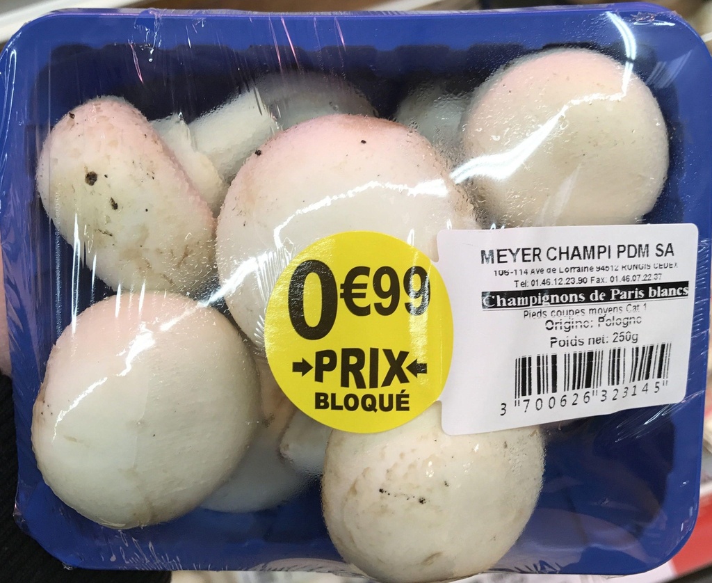 Paris Mushroom C1 250G
