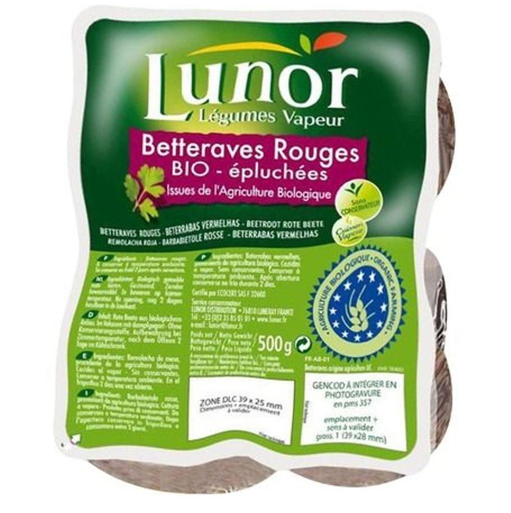 BETTERAVE ENTIERE BIO 500 G LUNOR