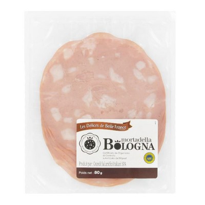 MORTADELLE BOLOGNE IGP DBF BARQUETTE 80 G