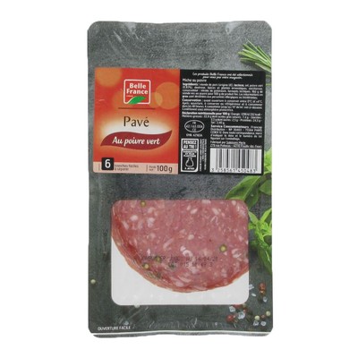 PAVE AU POIVRE VERT 8 TRANCHES BF BARQ 100 G 