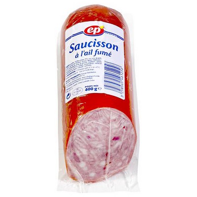 SAUCISSON A L AIL NATURE EP FILM 400 G