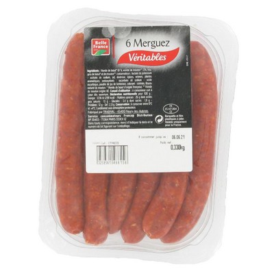 MERGUEZ X6 330G        BF