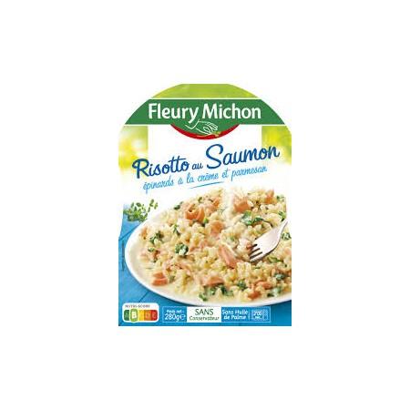 Risotto au Saumon, Epinards à la crème