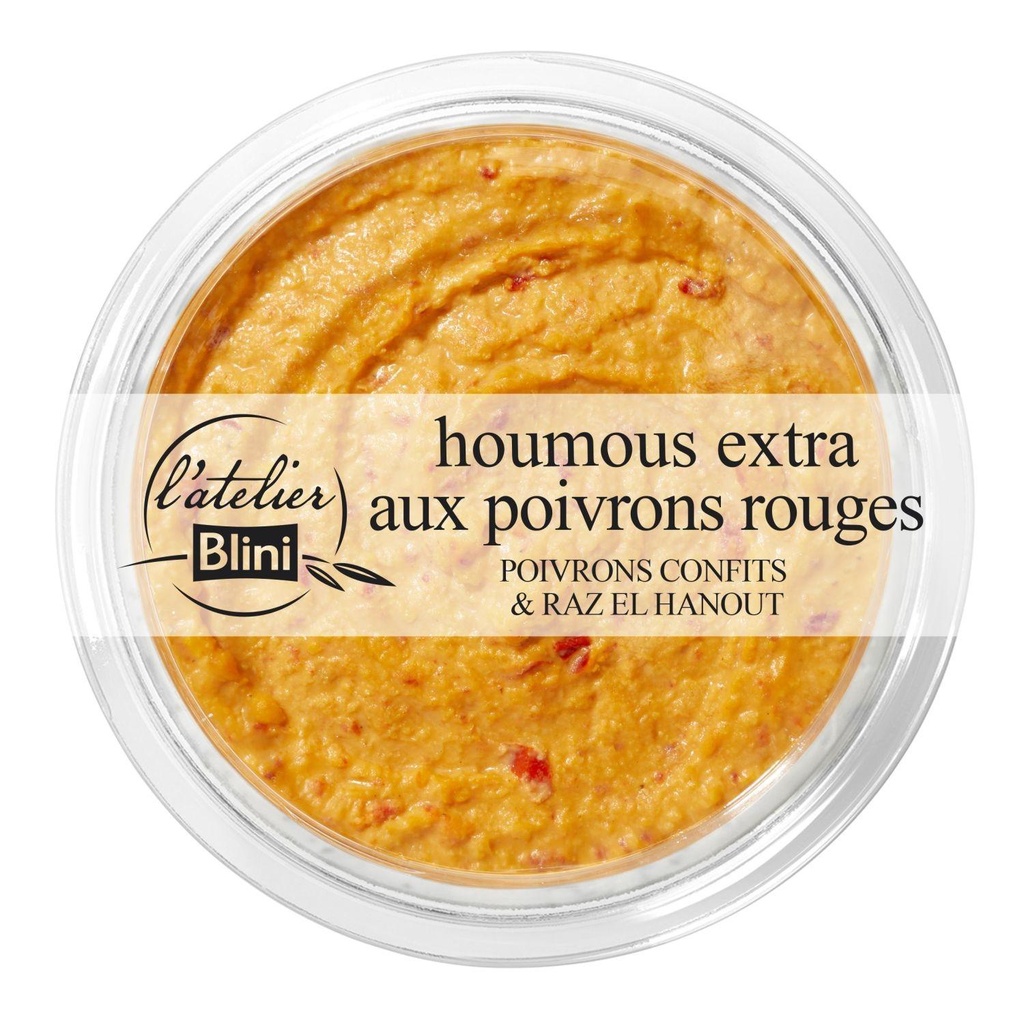 Atelier Blini Houmous Poivrons 175g