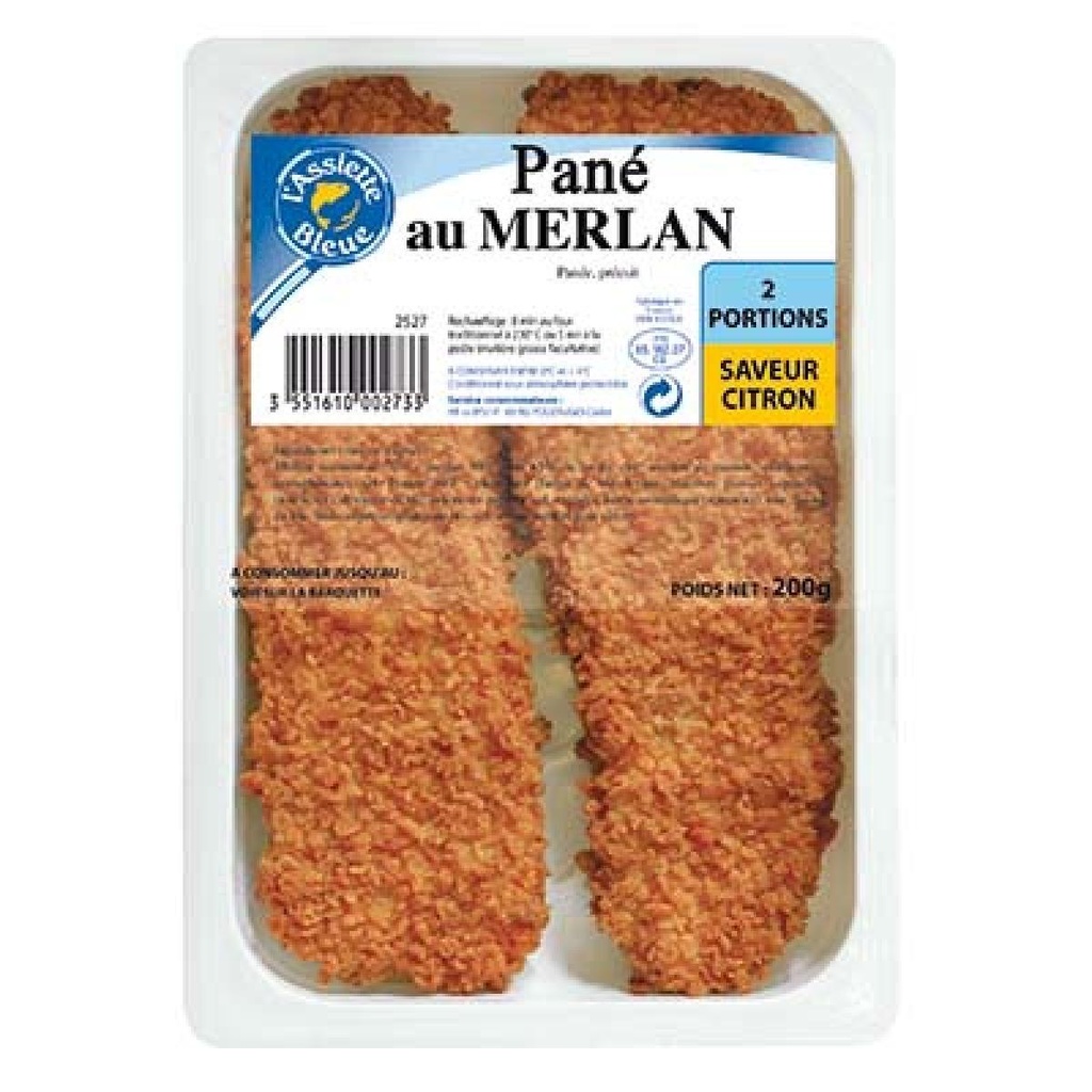 MERLU PANE FILET 2X90 AB
