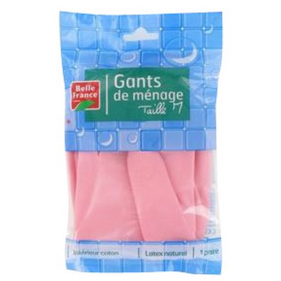 BELLE FRANCE Gants de ménage - Taille M
