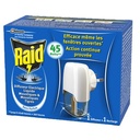  RAID DIFFUSEUR ÉLECTRIQUE LIQUIDE RÉPULSIF MOUSTIQUES 45 NUITS X1