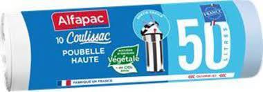 Alfapac 50L Tall Bin Bags - Pack of 10