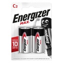 Energizer Max C/LR14 Alkaline Batteries, Pack of 2