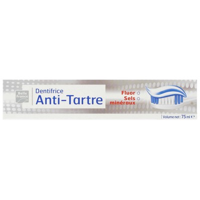 BELLE FRANCE DENTIFRICE ANTITARTRE 75ML