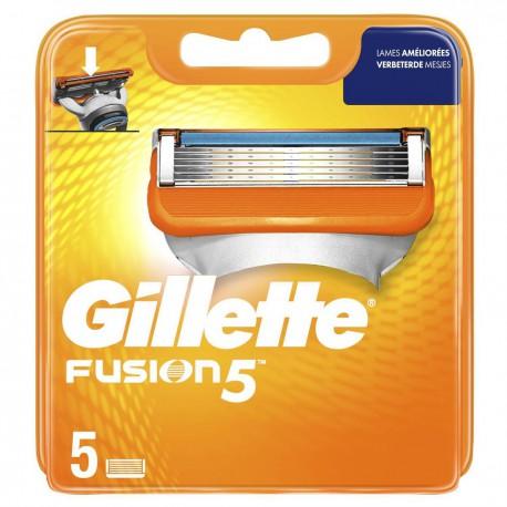 Gillette Fusion5 Recharges De Lames De Rasoir Pour Homme, 4 Recharges De Lames