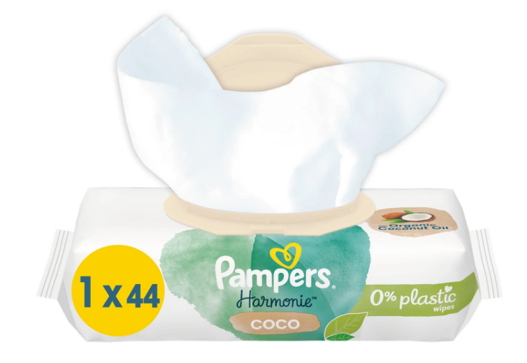 Pampers Harmonie Wipes 44 Pack