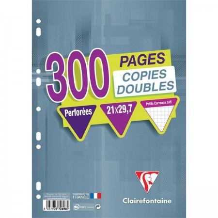 Double A4 Notebook, Small Squares, 300 Pages