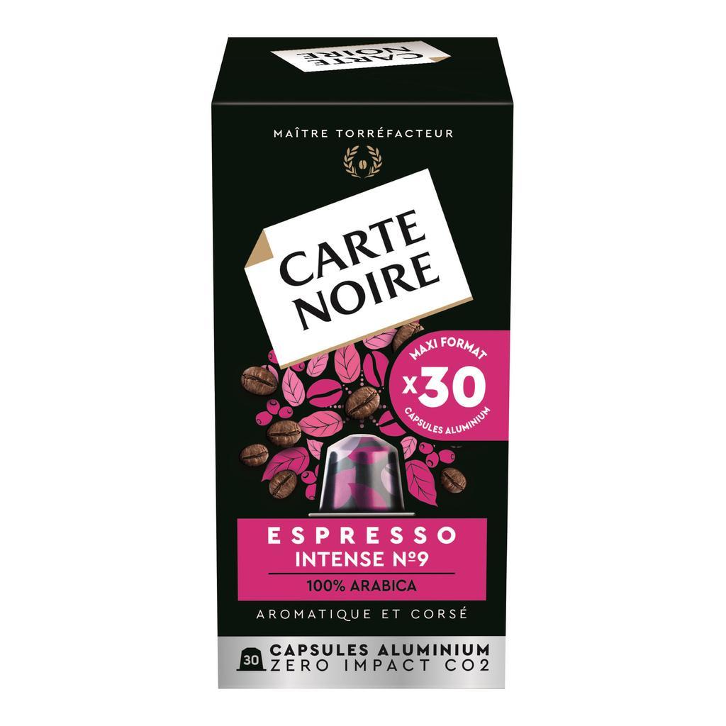 Carte Noire 30 capsules Alu Espresso Intense N°9 165g
