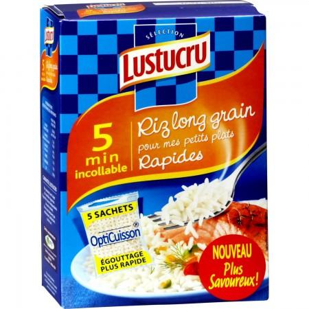 Lustucru Parboiled Rice 5 min 5x90g