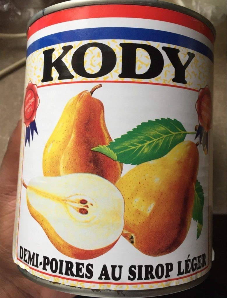 4X4 KODY Pear Halves in Syrup
