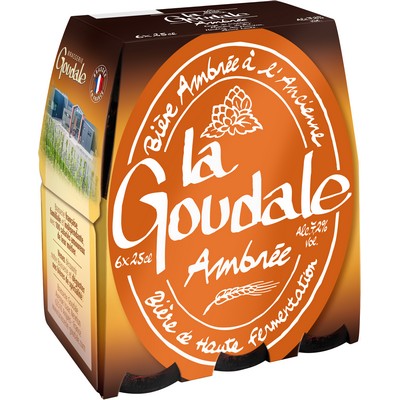LA GOUDALE AMBER BEER 7.2% PACK 6x25 cl