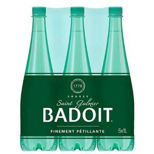 Badoit Green Sparkling Water PET 6x1L