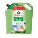 Rainett Lessive Liquide Concentrée Peaux Sensibles Ecolabel Aloe Vera 1.5l - Recharge 30 lavages