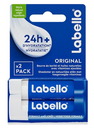 Baume soin des lèvres stick hydratant Original x2 LABELLO les 2 sticks de 4,8g