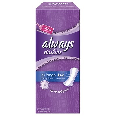 ALWAYS DAILIE PROTE LONG Pantyliners 26ct