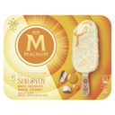 Magnum Glace Bâtonnet Mangue et parfum Coco Double Sunlover 4x85ml
