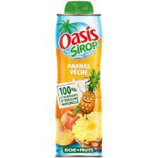 OASIS SIROP ANANAS PECHE 60 CL