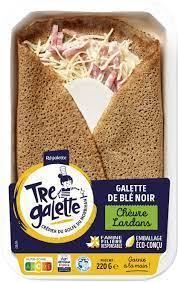 GOAT CHEESE AND BACON GALETTE 200G TREG