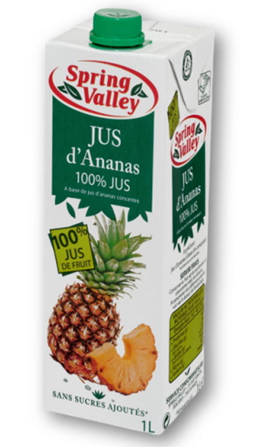 S. Valley 100% Pineapple Juice 1L