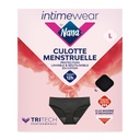 Intimewear by Nana Cotton Menstrual Panties Hipster Black L x1