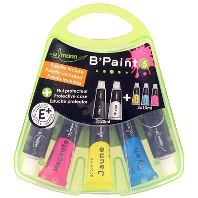 TUBE DE GOUACHE ASST X5