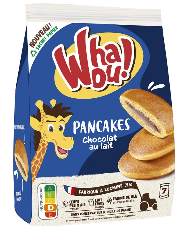 Whaou! Milk Chocolate Pancakes x7 259g