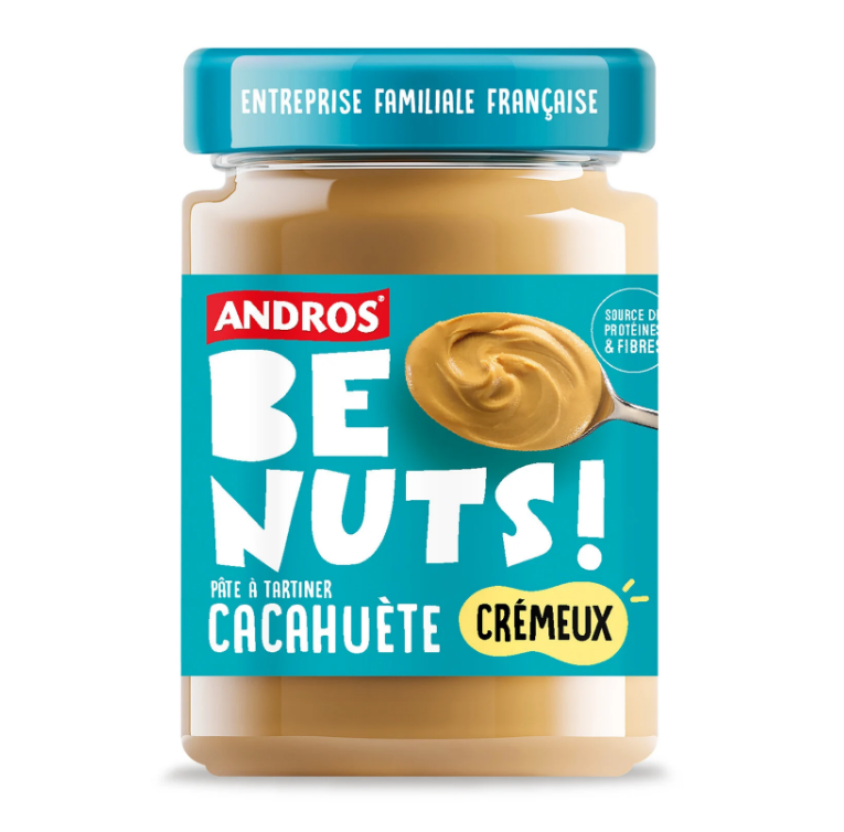 Andros Be Nuts PAT Cacahuète Crémeux 325g