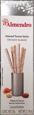 El Almendro Crunchy Almond Turron Bar 50g