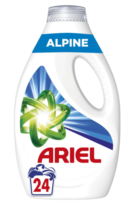 Ariel Lessive Liquide, 24 Lavages, Alpine