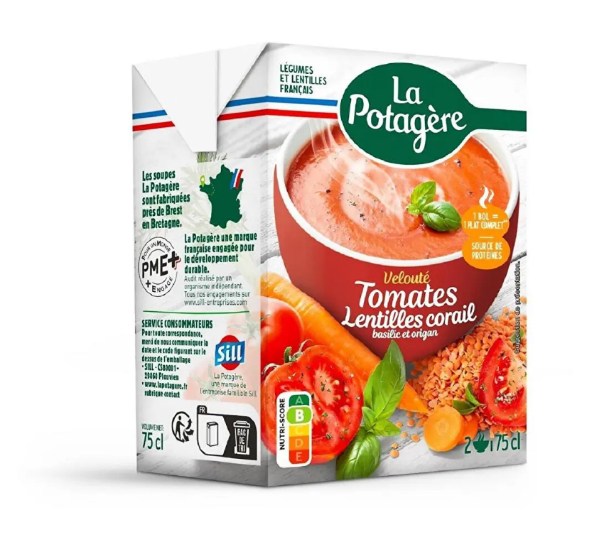 Creamy Tomato & Red Lentil Soup 75cl