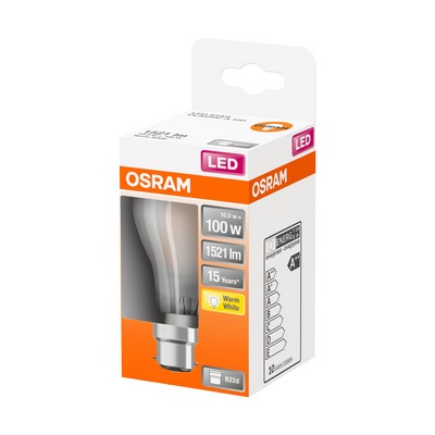 AMP.LED DEP.11W B22 CHAUD