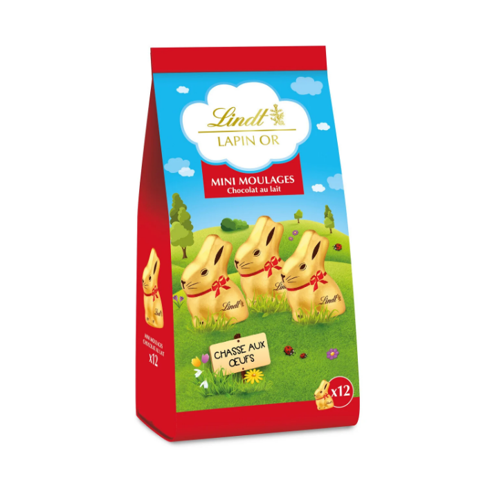 Mini Gold Rabbit Moulded Chocolate 120g