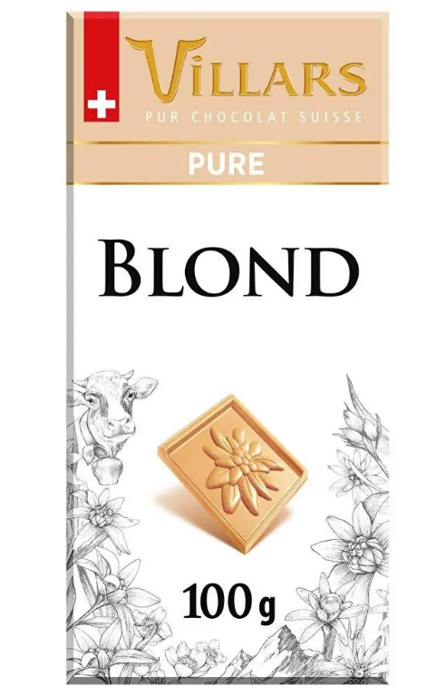 Villars Blond Chocolate 100g
