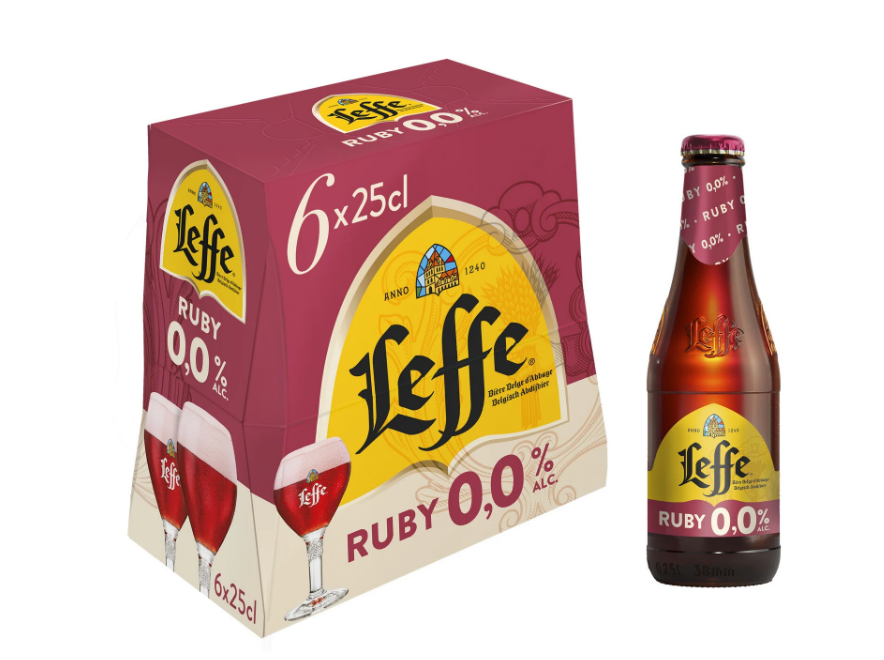 Bière Leffe Ruby 0,0 6x25cl