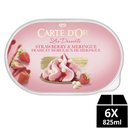 Carte D’Or Strawberry Ice Cream & Meringue Pieces 825ml