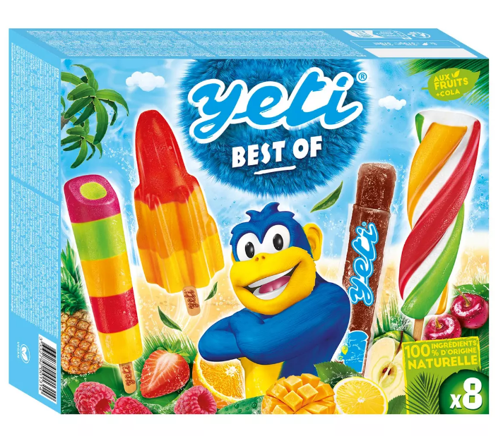 YETI 8 BEST OF FLAVORED ICE POPS 370G